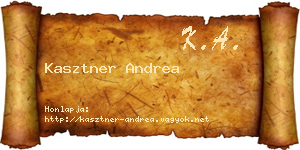 Kasztner Andrea névjegykártya